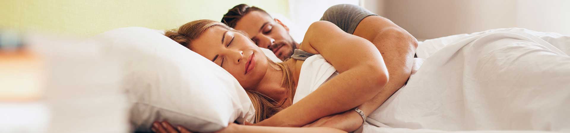 sleep_header Man and woman sleeping